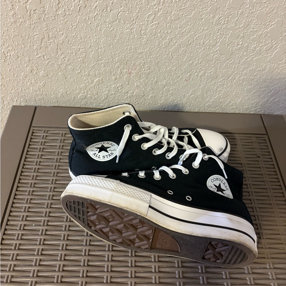Converse Black and White High-Tops